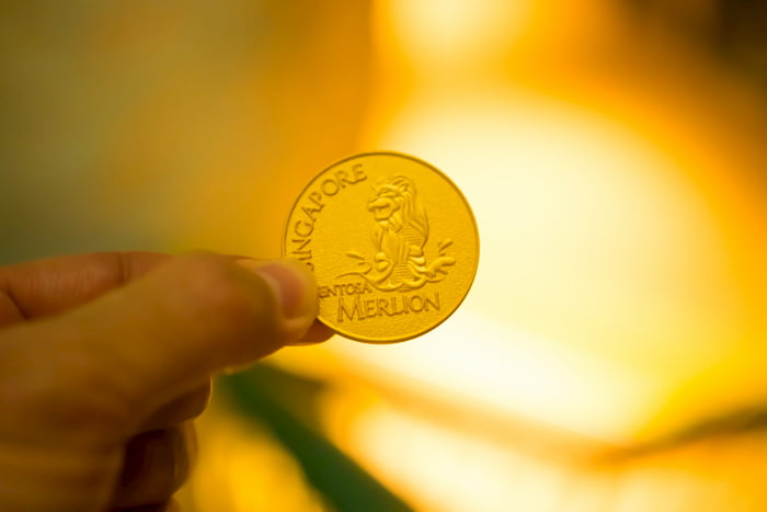 こちらは、マーライオン・タワー内部でミッションクリア(金のマーライオンを発見してカードを挿入)すると貰える繁栄のコイン！
