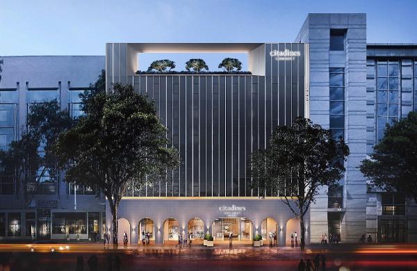 Citadines Connectの看板と建物全体