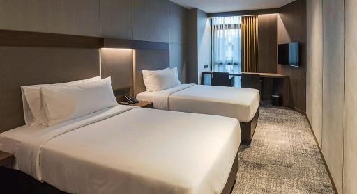 シングルベッド2台のDeluxe Twin Room