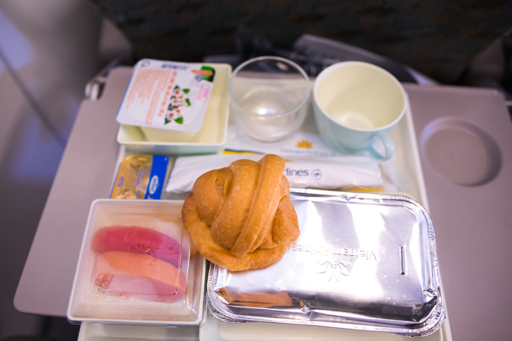 ベトナム航空の機内食（朝食）