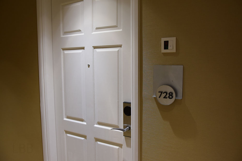 スイソテルマーチャントコートで泊まるお部屋番号は、728でした！