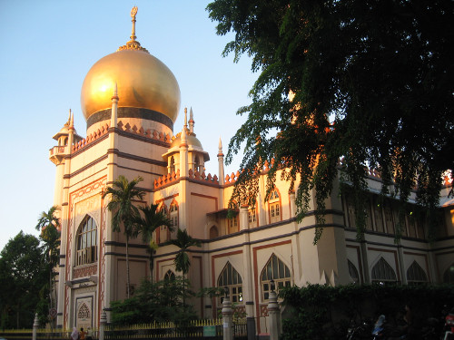 美しいサルタン モスク(Sultan Mosque)