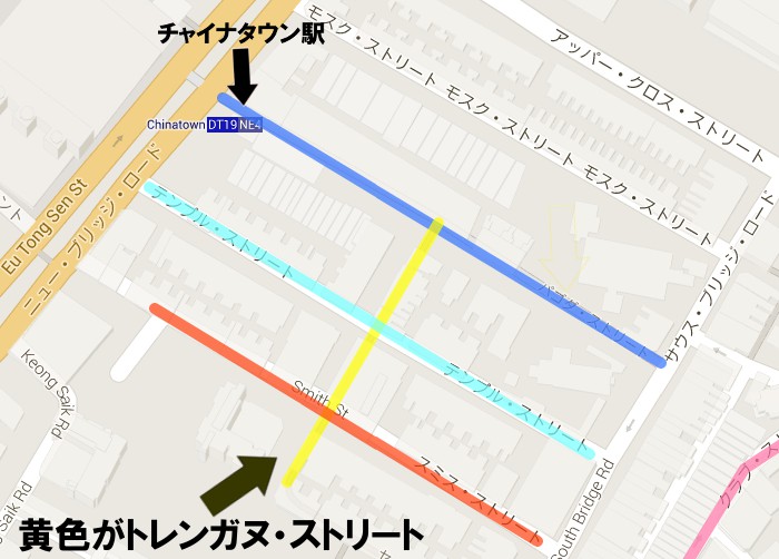 トレンガヌ・ストリートの地図画像