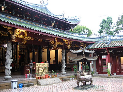 1839年に建設された歴史ある中国寺院のシアン ホッケン寺院