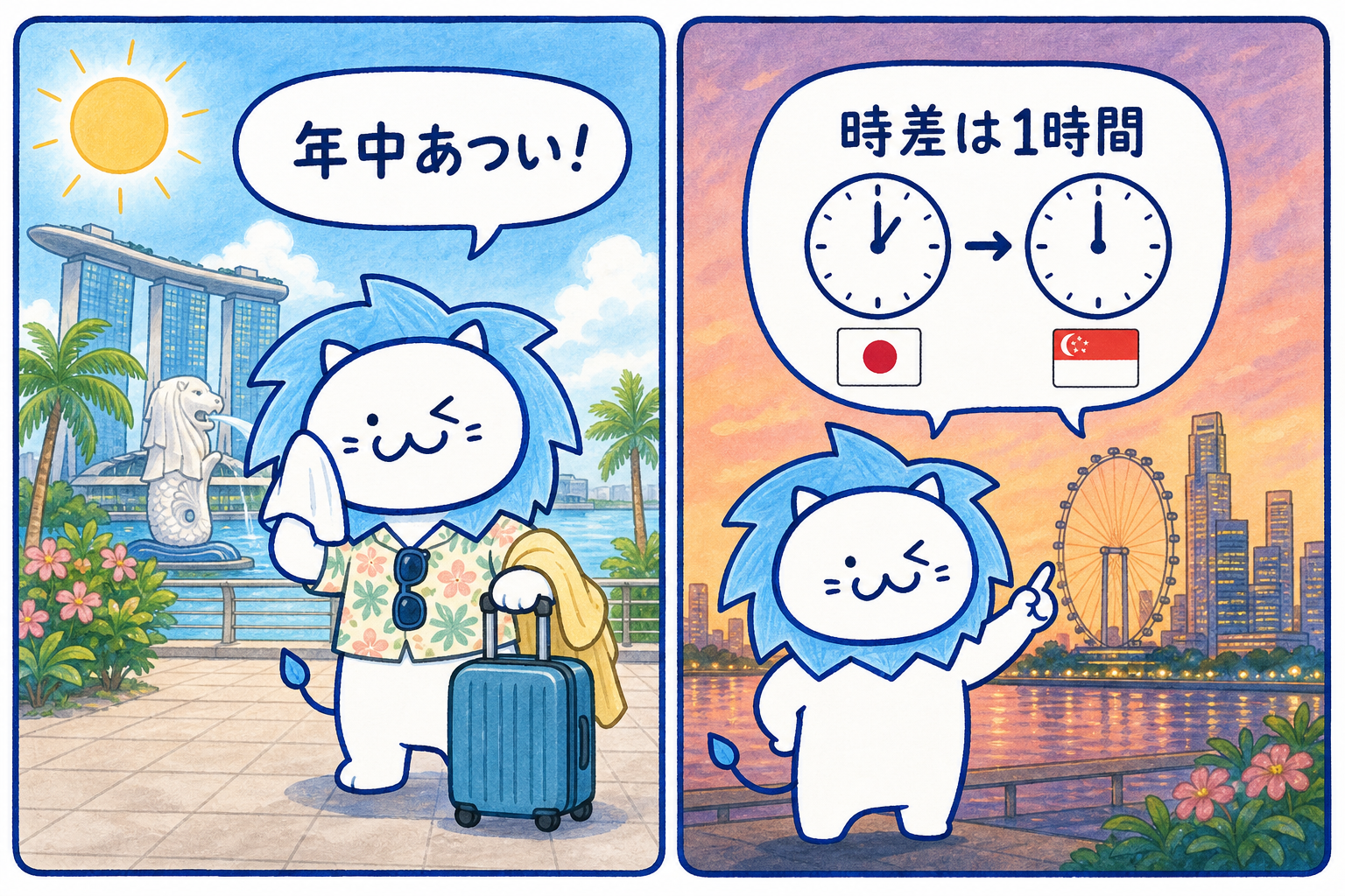1. 気候と時差・日没