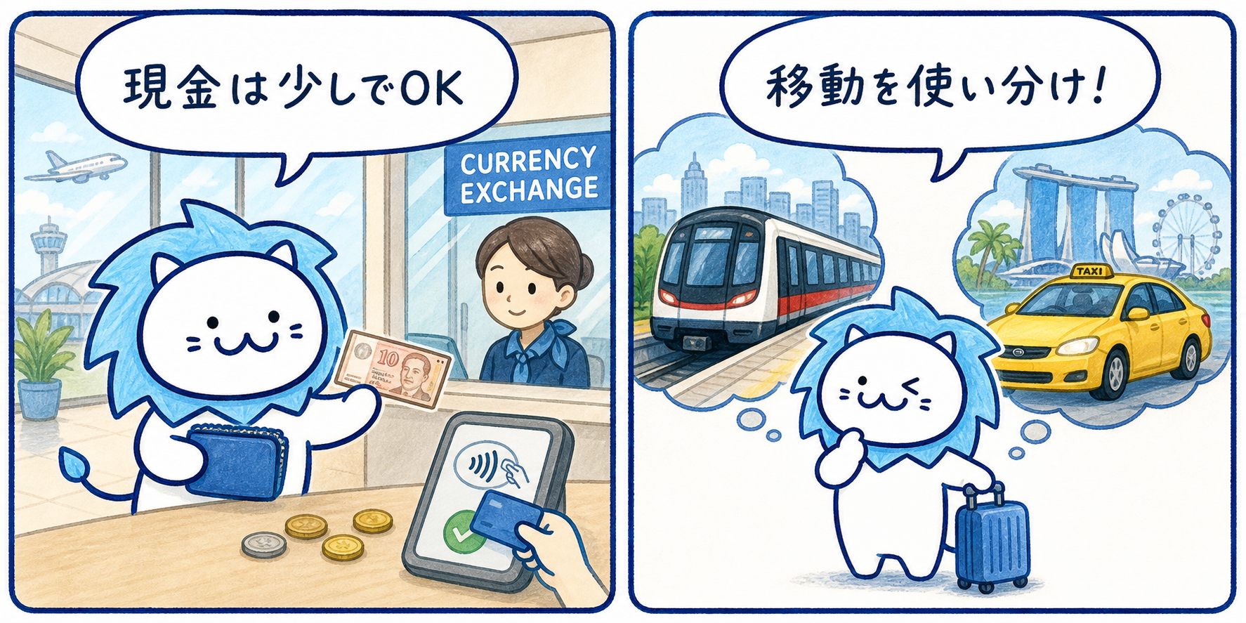 2. 両替と現地での移動手段