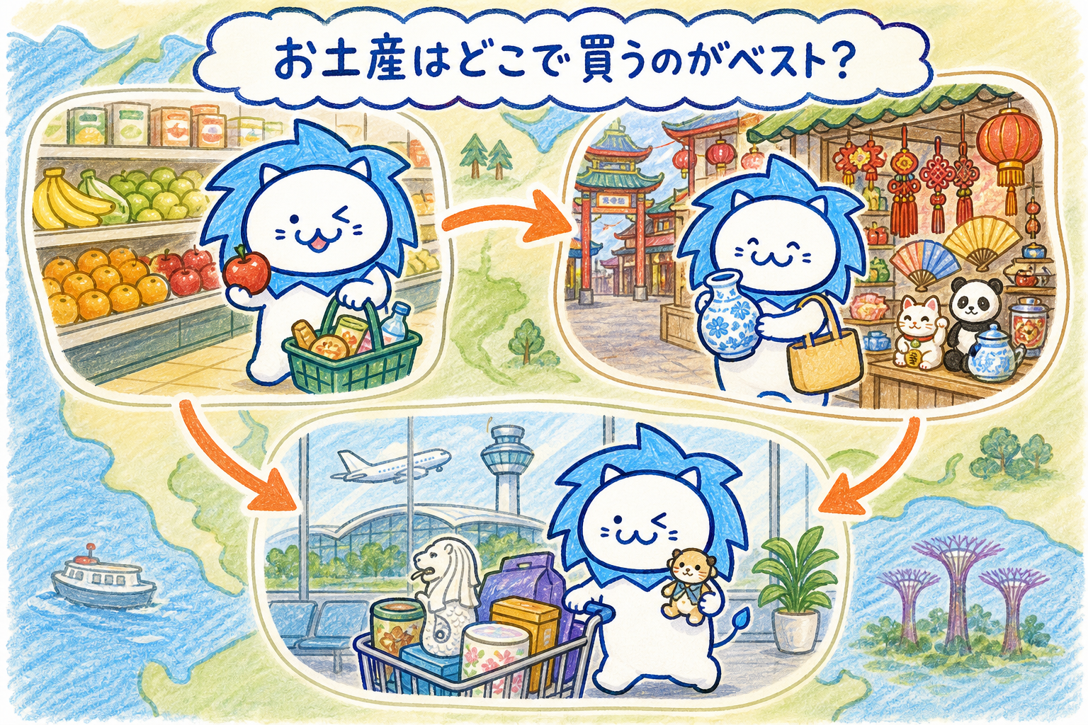 お土産はどこで買うのがベスト?