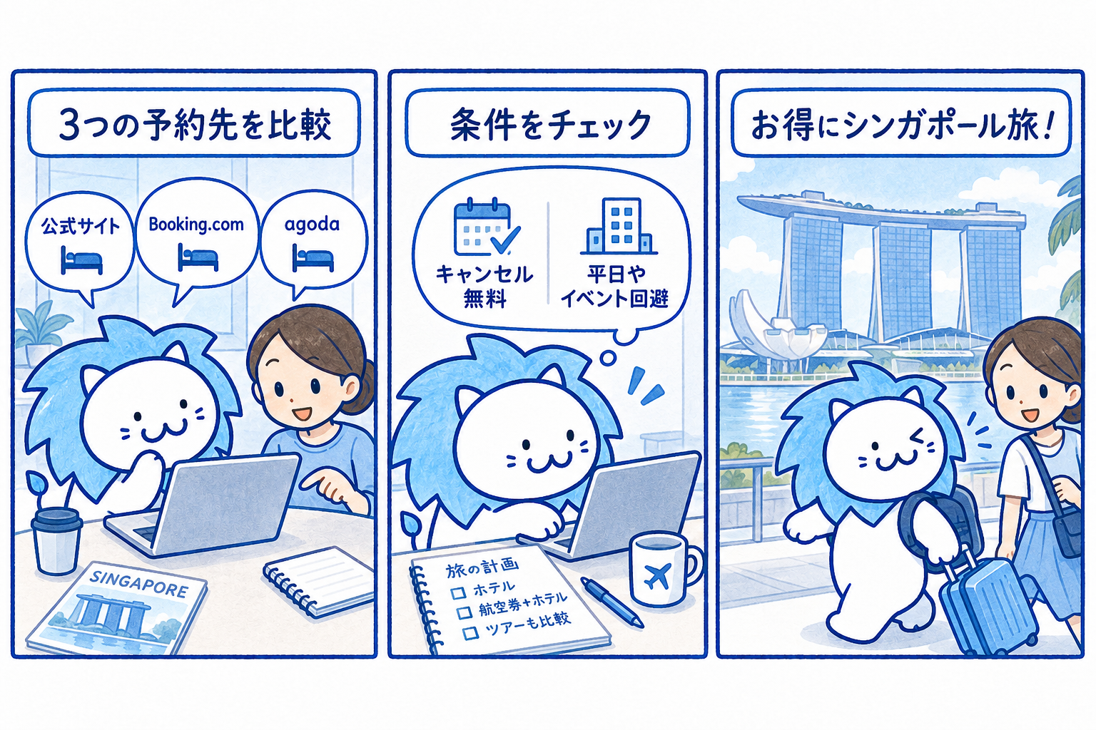 まとめを説明するイラスト