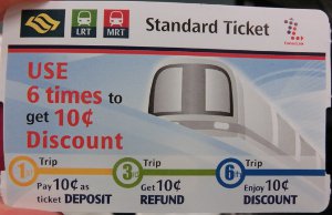 MRTチケット（切符）