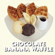 Chololate Banana Waffle