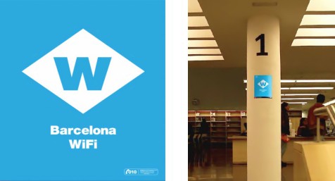 バルセロナ ワイファイ(Barcelona WiFi)のマーク